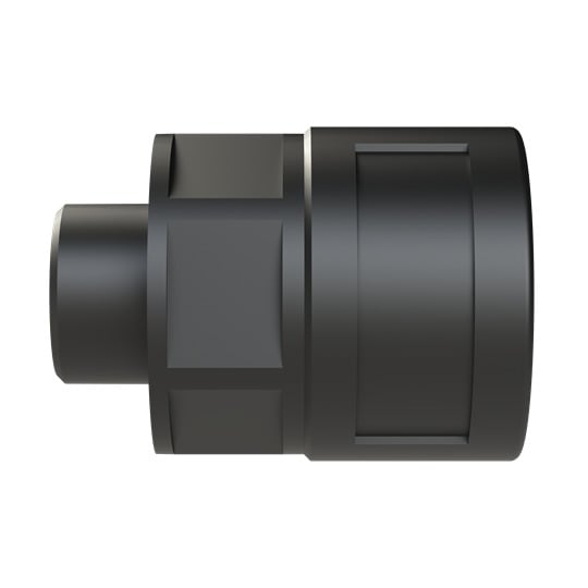 BVND-M203GT PMA Reinforced Straight Conduit Connector With Universal Safety Clip, NW23 Trade, M20x1.5 Cable Openings, For Use With PMAFLEX, Pro, Smart Line and Nylon Flexible Conduits, Polyamide 6