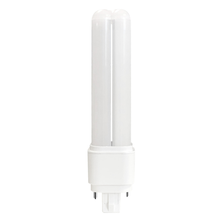 PLC-7-O-840-HYB Type A Plug and Play/B Compact Dual Mode Hybrid Non-Dimmable LED Lamp, 7 W, G24d Lamp, PLC-O Shape, 900 Lumens