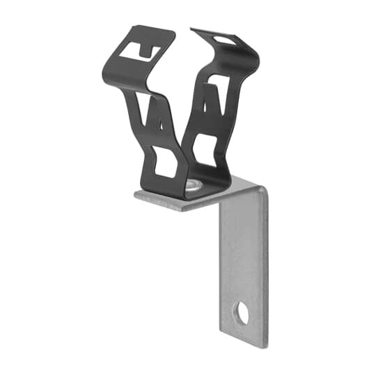 SSF-SAB-C3/8 Steel City Finger Close Conduit Clip, For Use With 3/8 in ENT Conduit, MC/AC Cable and Drywall, 3/8 in Conduit, Steel
