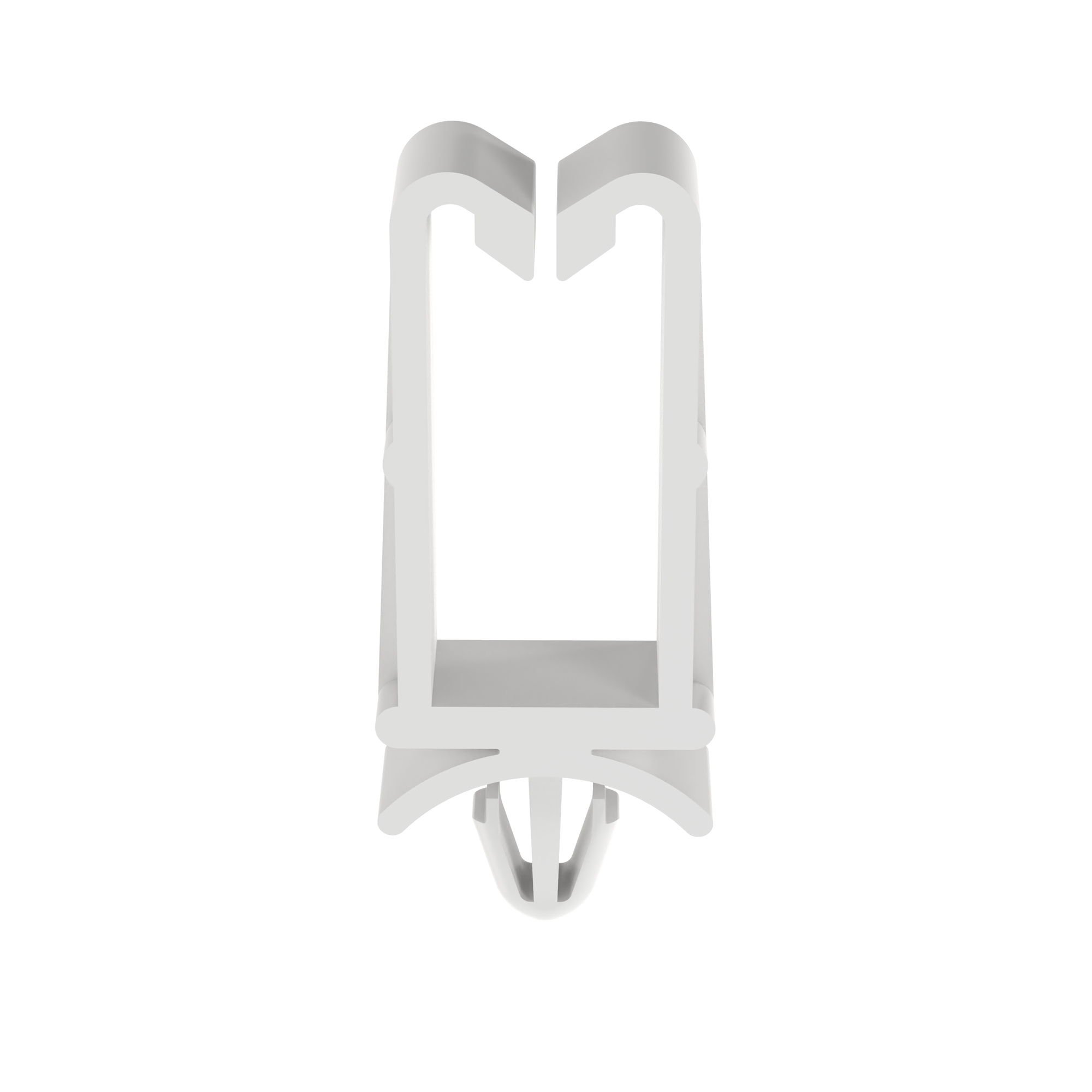 VWS3750-M Vertical Wire Saddle Clip, Push Barb/Push Mount, Nylon 6.6