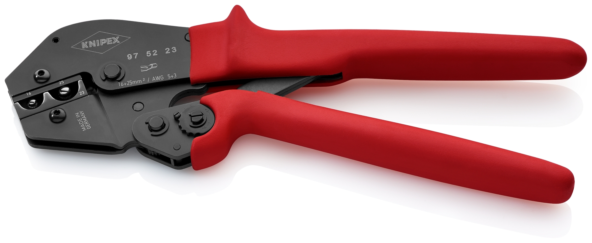 Crimping Pliers For Non-Insulated terminals and Cable Connectors, 10 in.