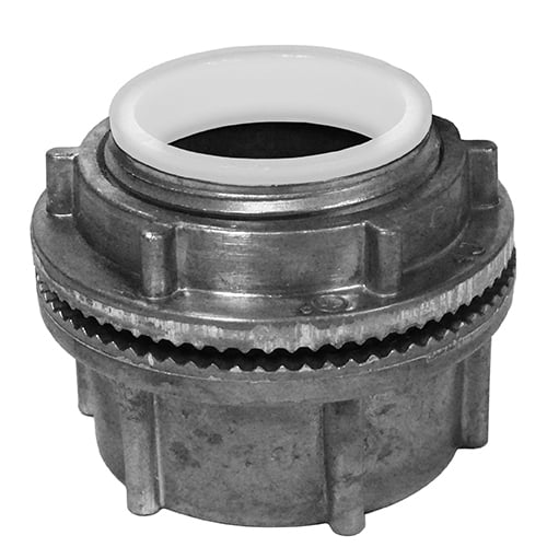 HUB250A Gasketed Insulated Watertight Conduit Hub, 2-1/2 in, For Use With Rigid Metal Conduit/IMC, Die Cast Copper-Free Aluminum, Natural