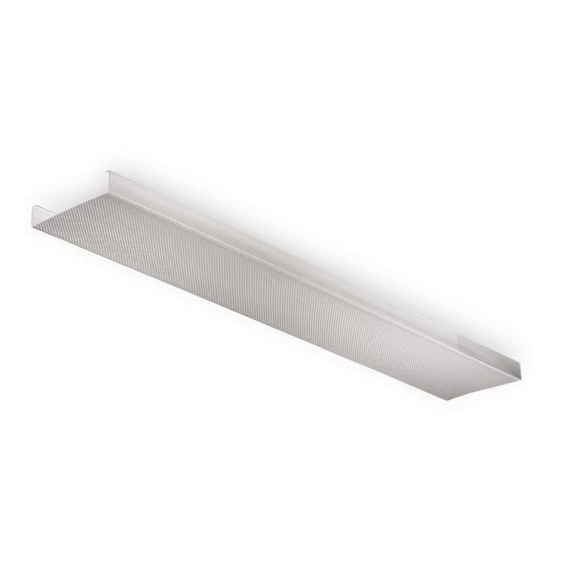 DSB48 Lighting Diffuser, 4 ft, 32 W Fixture, Acrylic, Fixture Mounting