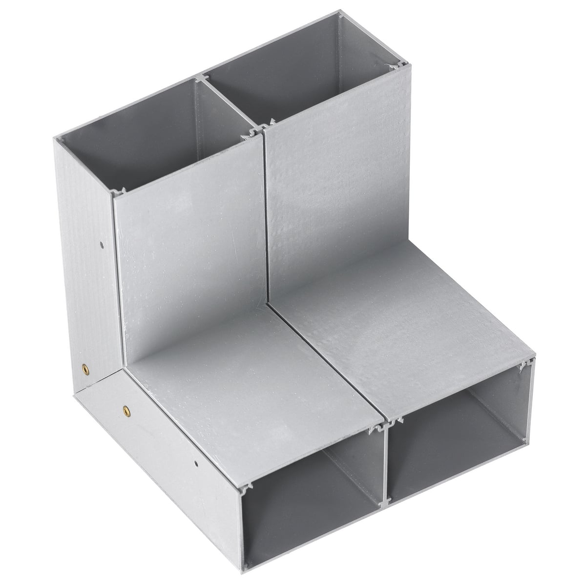 HBLALU4817N 2-Channel Standard Inverted Internal Elbow, 11.6 sq-in, Aluminum