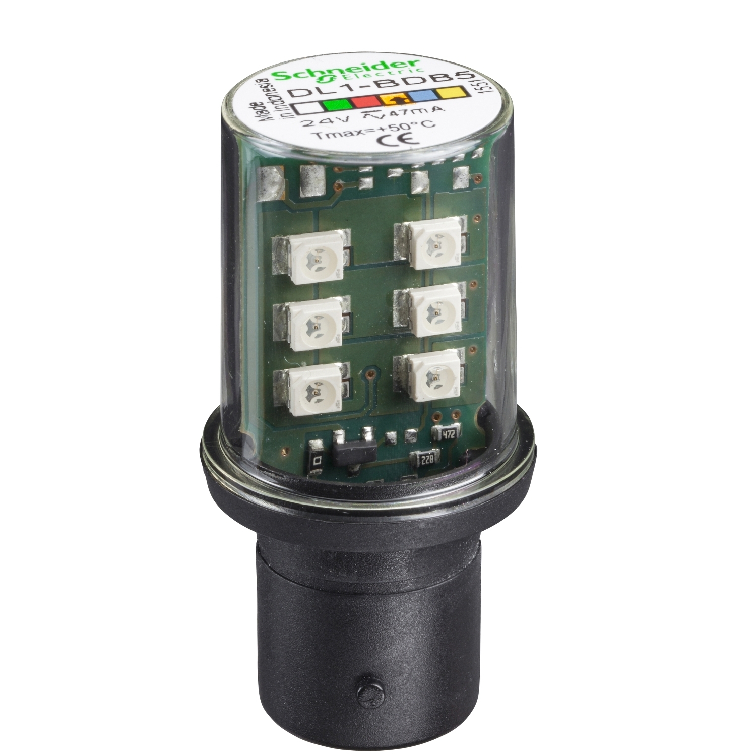 DL1BDB5 Harmony DL Series Steady-On Protected Bulb, BA15d LED Lamp