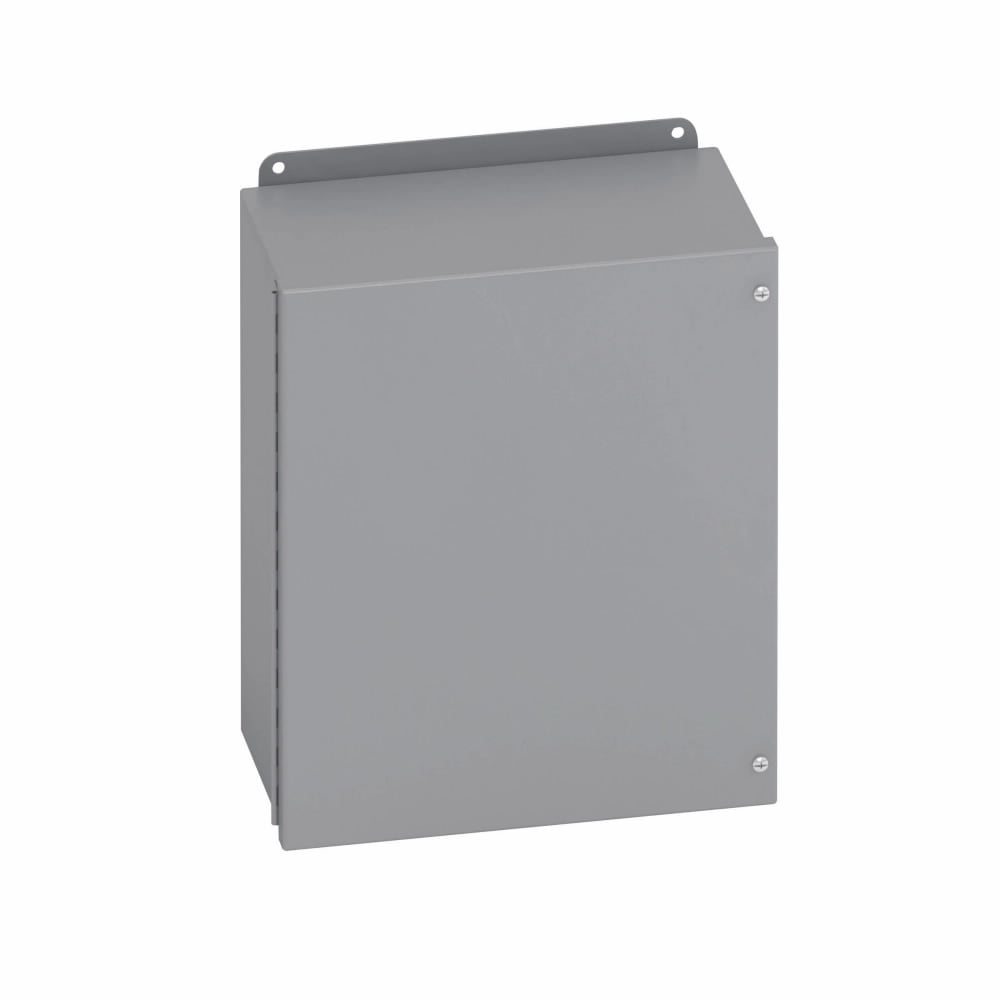 886-12CHSC JIC Enclosure, 8 in W x 6 in D x 8 in H, NEMA 12/IP65 NEMA Rating, Carbon Steel