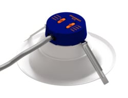 RT8S3300UNVD9SC85A/65691 Hardwired Recessed Mount Lighting Fixture, 120 V, Aluminum Housing