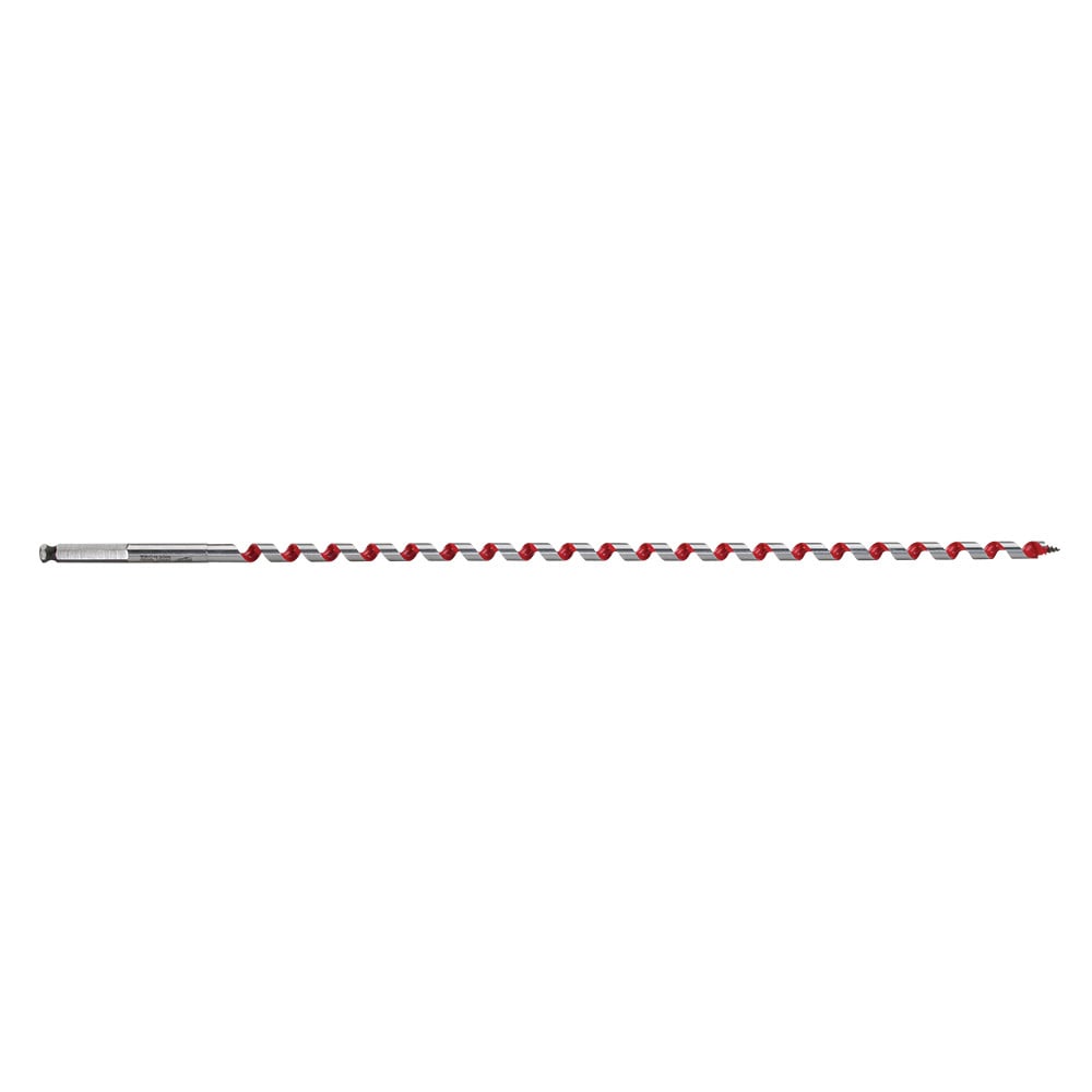 48-13-5500 Long Ship Auger Bit, 3/8 in Dia, 18 in OAL, 15 in L Wide Flute, 5/16 in Shank