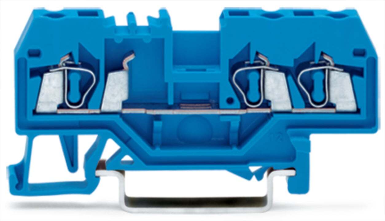 280-684 Operating Tool Conductor Terminal Block, 800 V, 24 A, 28 to 12 AWG Wire, 1 Poles, DIN Rail Mount