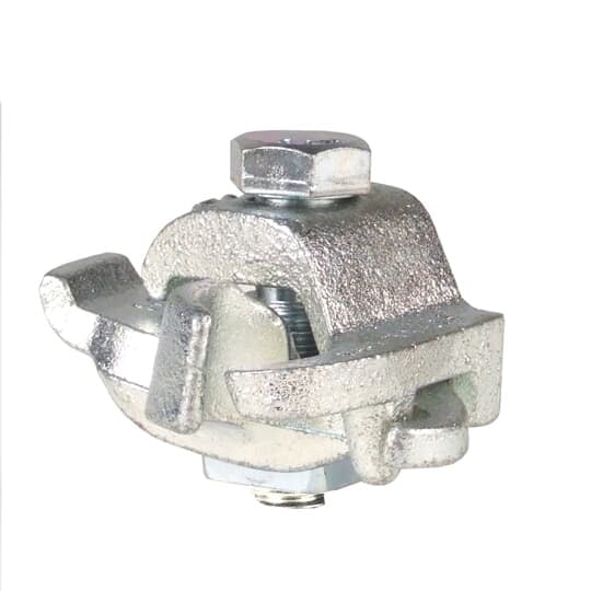 EC-1/2 Steel City Edge Beam Clamp, 1/2 in Conduit, Malleable Iron, Hot Dipped Galvanized