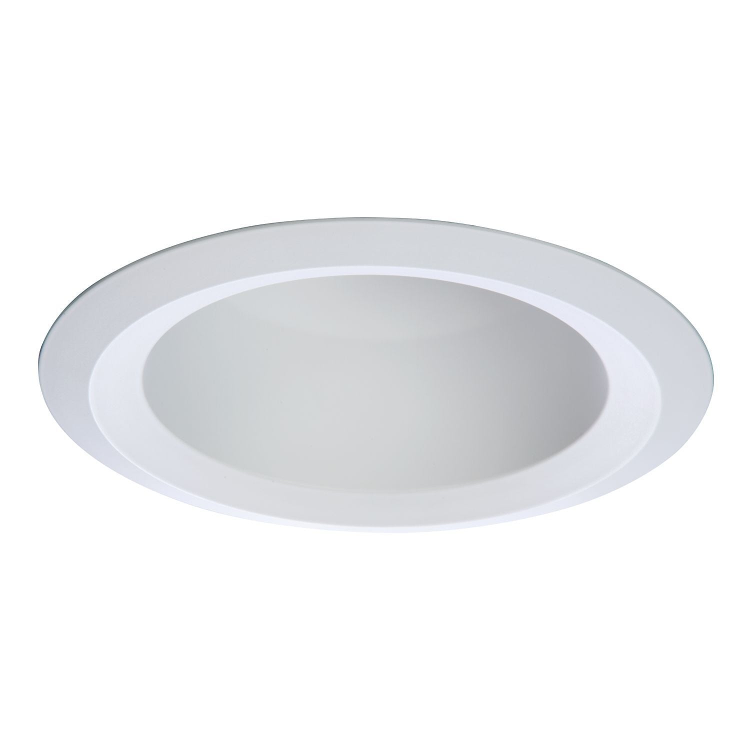 6120WH Halo Air-Tite Eyeball Full Cone Low Profile Reflector Cone Trim, 6 in ID x 7-3/4 in OD, For Use With BR30, BR40, A19 and PAR30 and PAR38 Lamps, Metal