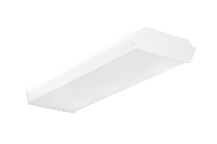 GUS2-25YNW/D10 Wraparound Fixture, 25 W Fixture, 120 to 277 V AC, White/Polyester Powder Coated Housing