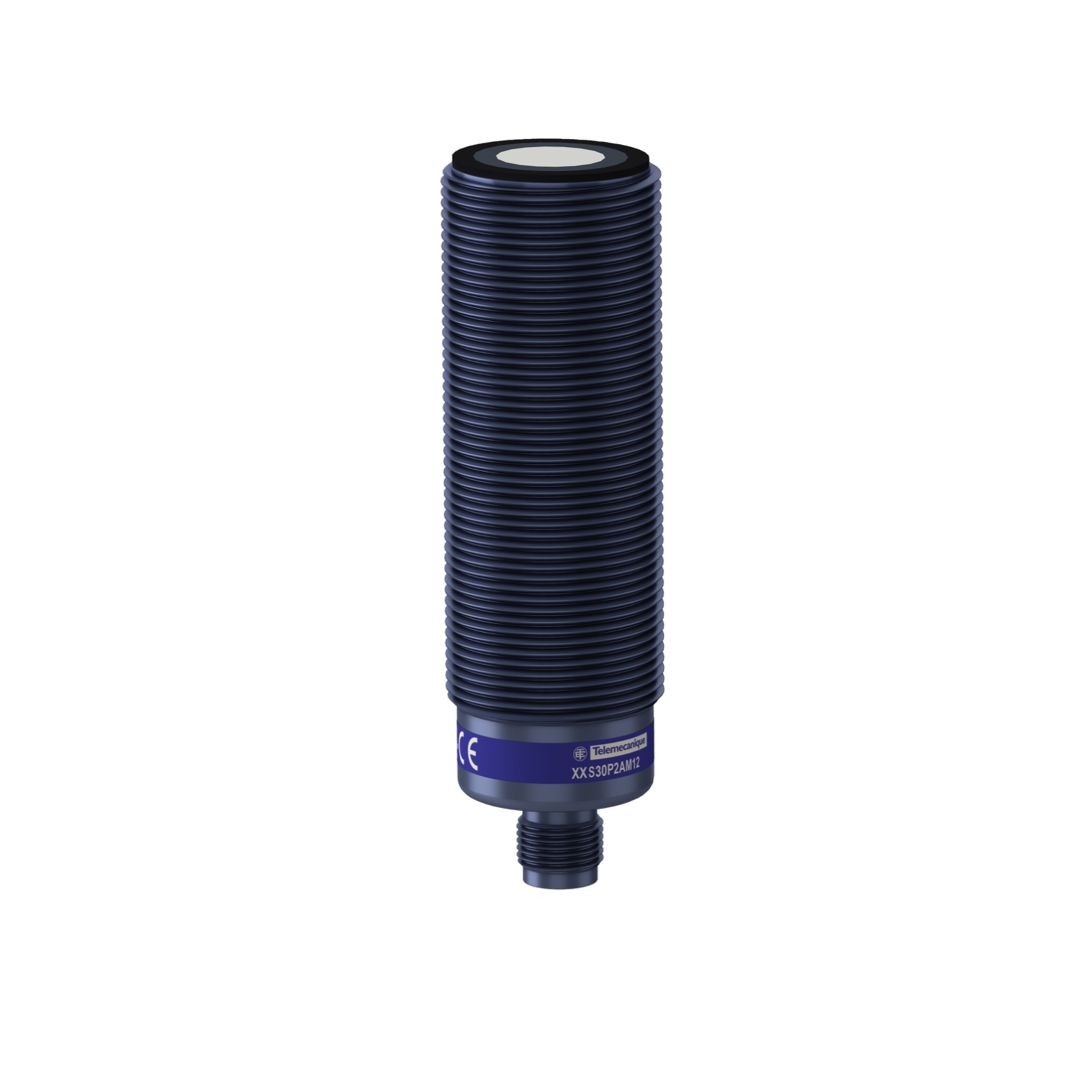 XXS30P2AM12 OsiSense XX Cylindrical Straight Sensor, Ultrasonic, Analog Output, 12 to 24 V DC