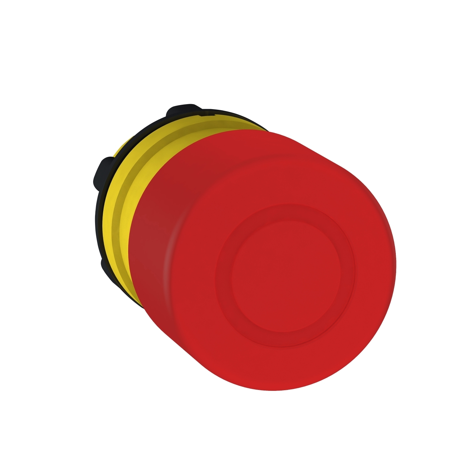 ZB5AT844 Harmony Mushroom Push-Pull Standard Trigger/Mechanical Latching Unmarked Pushbutton Head, 22 mm, Round Shape, Plastic, Red