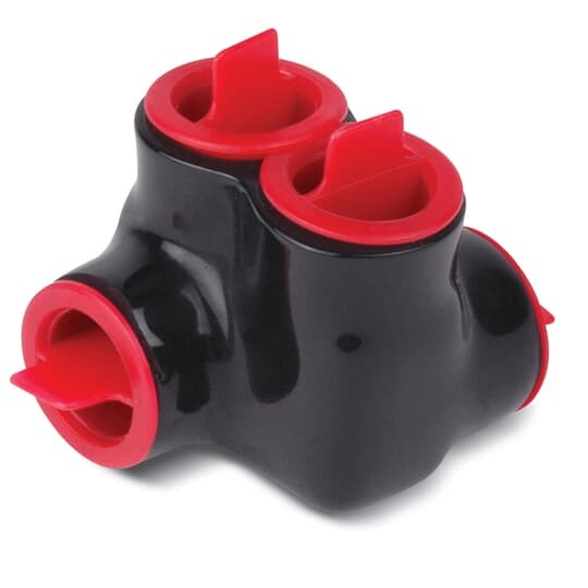 AMTT20 Blackburn AMT 2-Port Offset Multi-Tap Splice Connector, 14 to 2/0 AWG Stranded Conductor, Aluminum