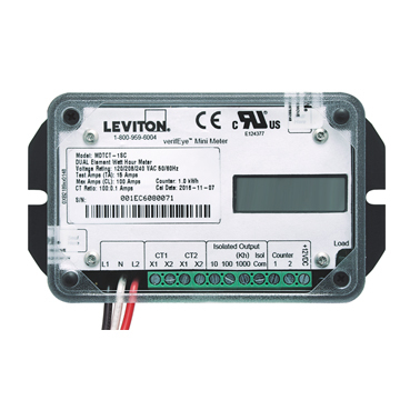 MDTCT-2SP VerifEye 3-Wire GEN3 Dual Element Pulse Output OEM Module With (2) Split Core CT, 120 V AC, 200 A, 50/60 Hz, 1 kW-hr Power Rating