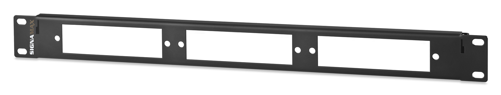 18-72-Fiber Rack-Mount Panel, 3 Adapter Plate Slots, 1RMU