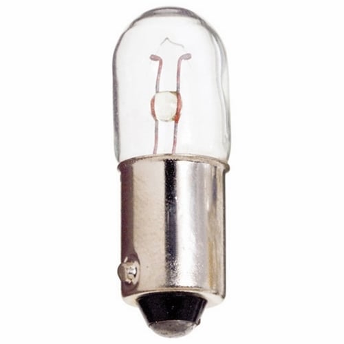 S6905 Dimmable Incandescent Lamp, 3 W, BA9s Lamp, T2 1/2 Shape, 4.5 Lumens