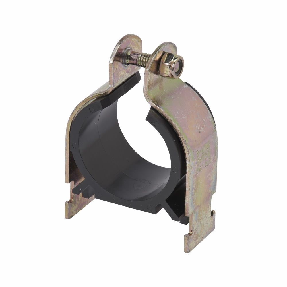 BVT200YZN Vibra-Clamp 2-Piece Pipe Clamp, 800/125 lb Load, 2 in OD, Low Carbon Steel