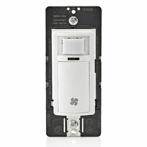DHS05-1LW DHS05 1-Pole, No Neutral Switch, 120 V AC, White
