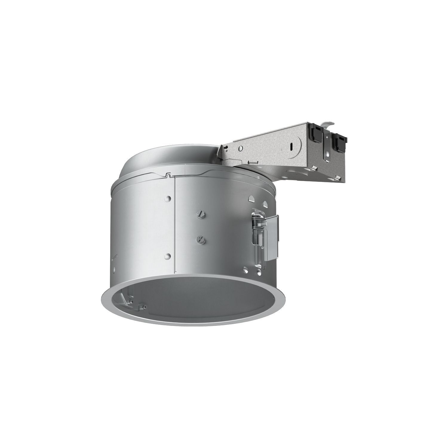 E27RICAT Halo E7 Remodel Recessed Lighting Housing, Incandescent Lamp, 120 V AC, 6-1/4 in Ceiling Opening, Die Cast Aluminum Housing