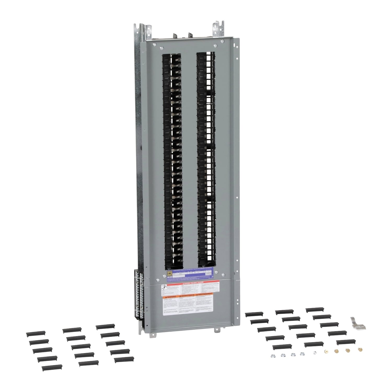 NQ72L2C NQ Series 1-Phase Panelboard Interior, 240 V AC/48 V DC, 225 A, 72 Spaces
