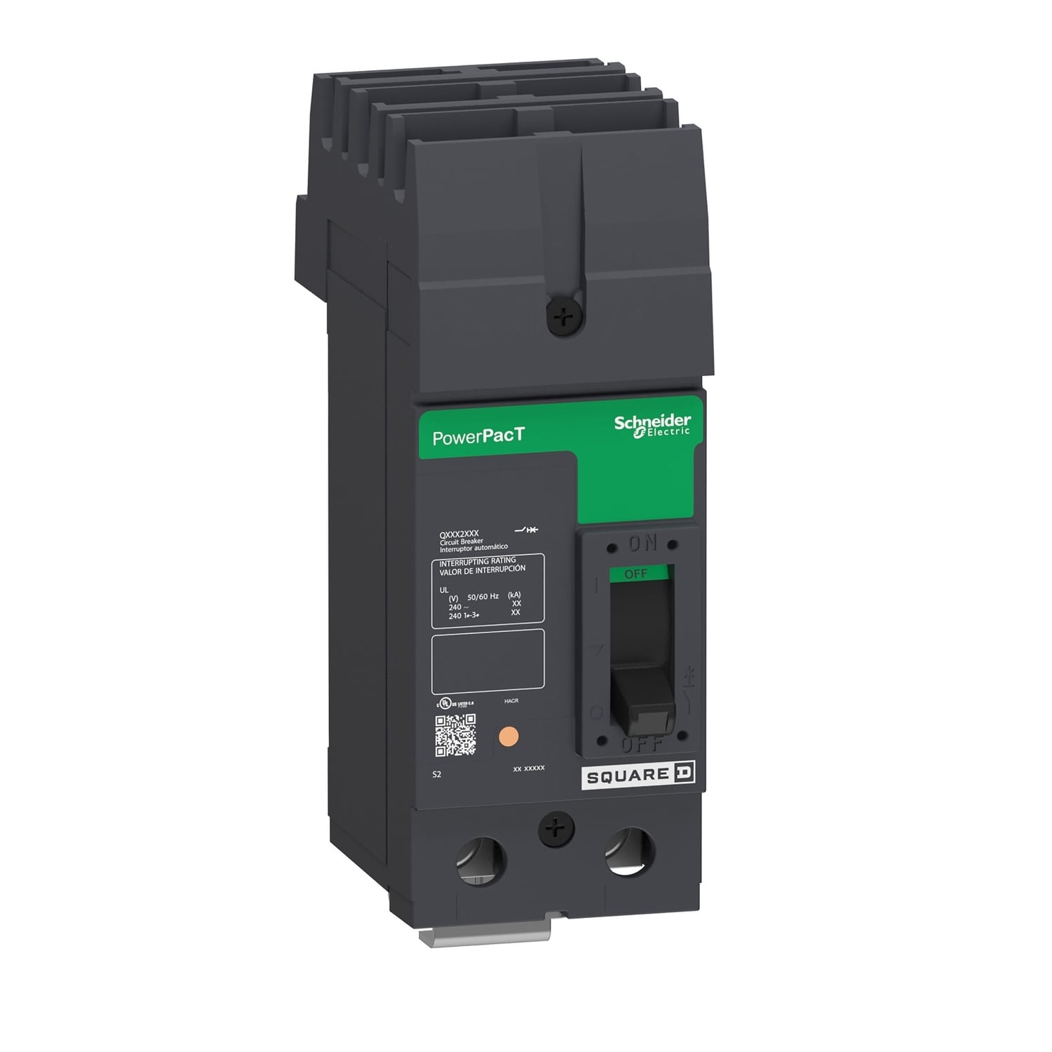 QGA221002 Molded Case Circuit Breaker, 100 Amp, 2 Pole, 240V