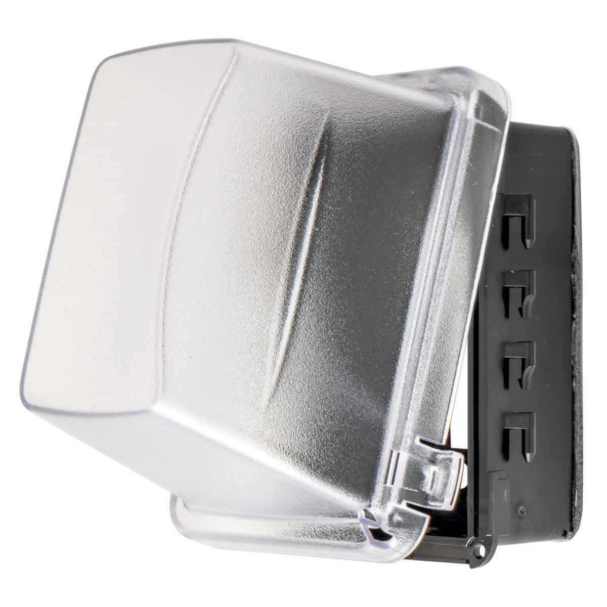 RW57350 Decorator Duplex Extra Deep Hood Non-Metallic Toggle Weatherproof Molded While-In-Use Cover, 5.91 in L x 3.67 in W x 2.93 in D, Thermoplastic