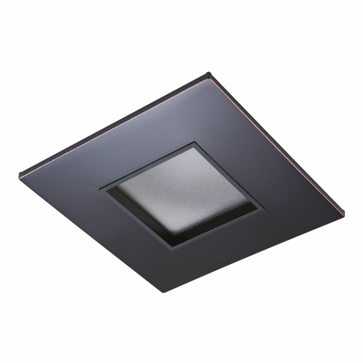 TL44S2GORBBB Halo Lensed Pinhole Square Downlight Trim, 2 in ID, LED Lamp, For Use With 4 in Recessed Downlight Housing and ML4D Series 4 in LED Module, Steel