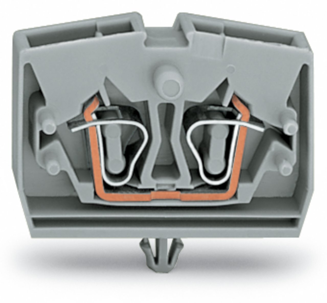 264-311 Operating Tool Conductor Terminal Block, 800 V, 24 A, 28 to 12 AWG Wire, 1 Poles, Snap-Fit Mount