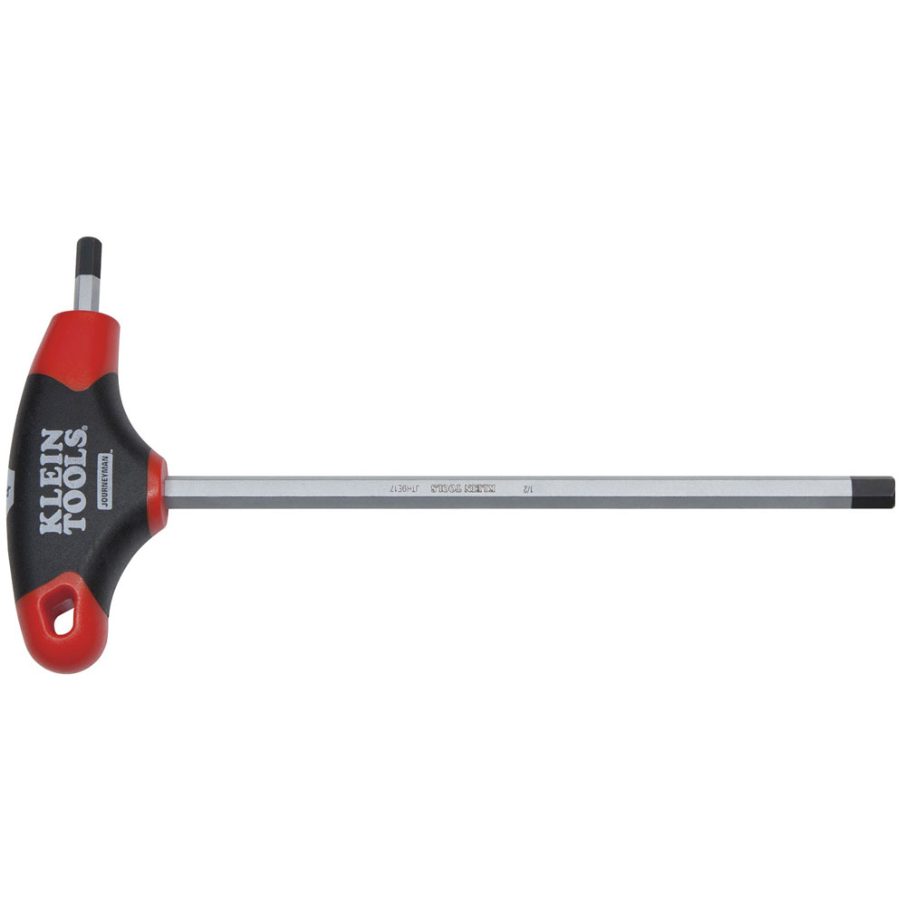 JTH9E17 Journeyman Hex Key, 1/2 in Hex, T-Handle Grip Handle, Steel