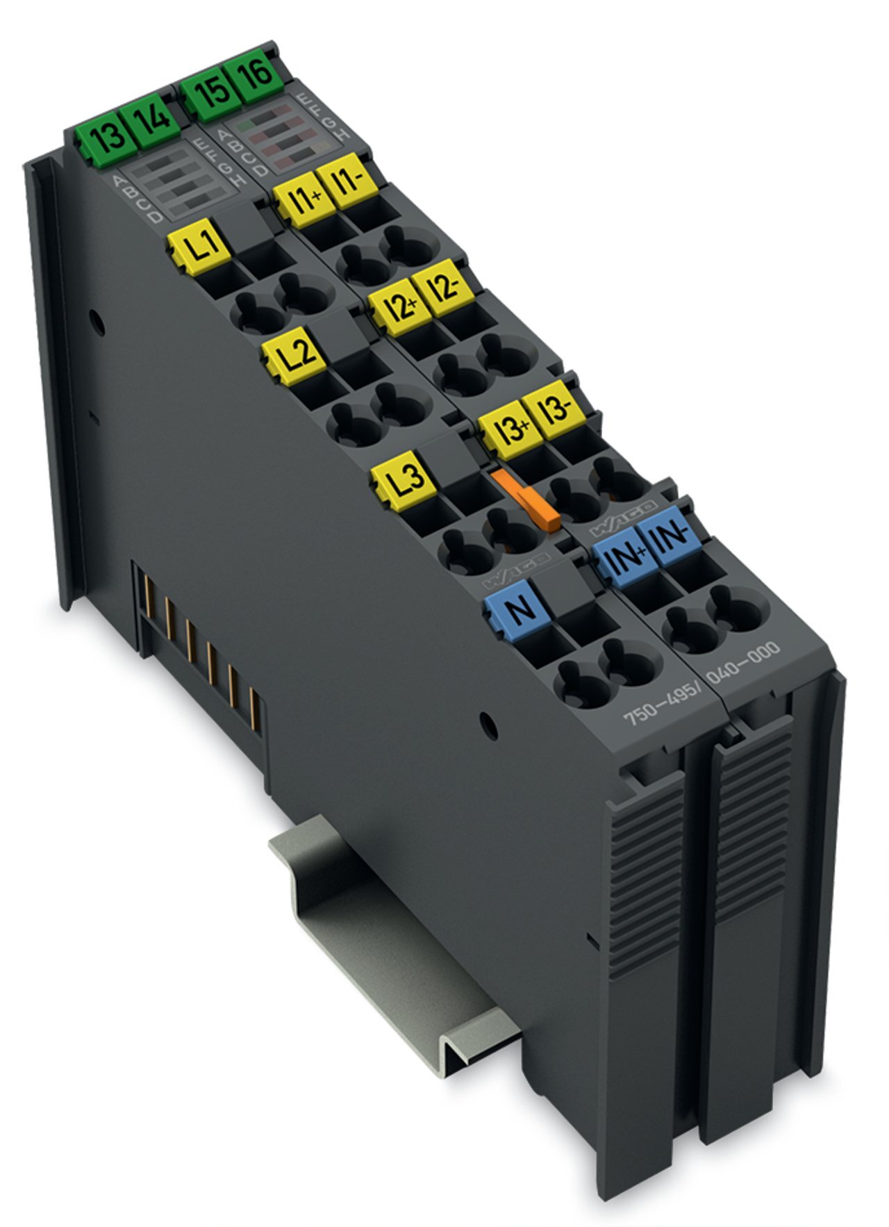 750-495/040-000 3-Phase Power Measurement Module, 1 A, Inputs/Outputs