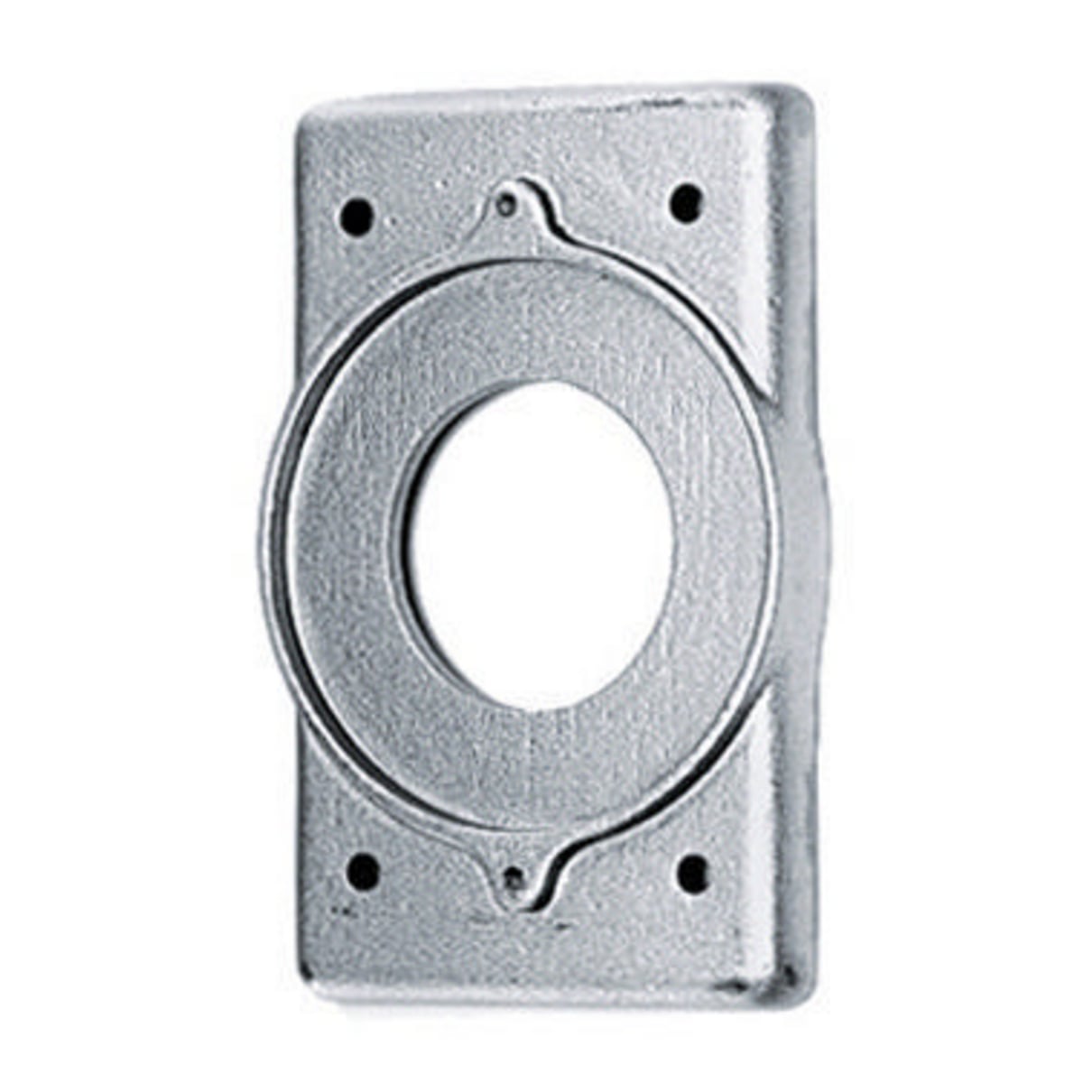HBL20406 Non-Weatherproof Standard Cover, 4-9/16 in L x 2-27/32 in W x 19/32 in D, Cast Aluminum