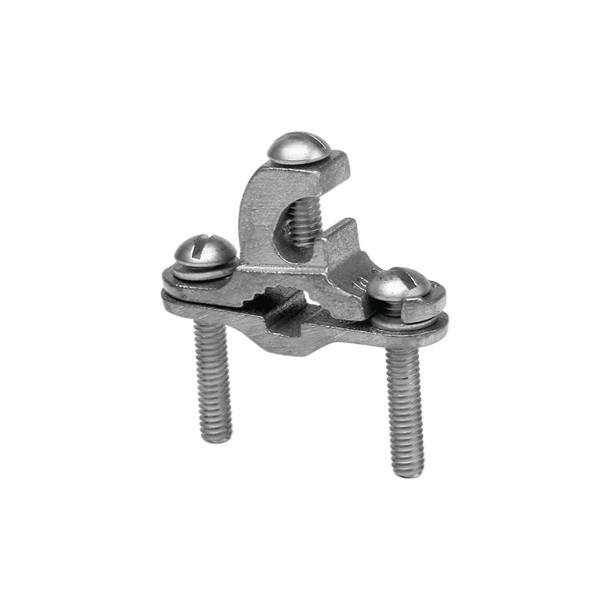 C11K17D Ground Clamp With Lay-In Feature, 3/8 to 1 in Rod, 10 to 2 AWG Conductor, Bronze