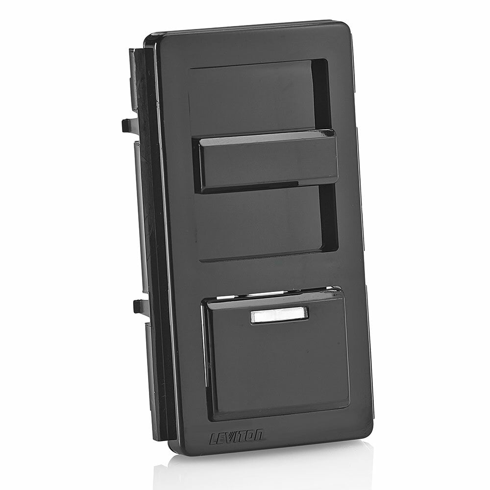 IPKIT-E Dimmer Color Change Kit With LED Locator, For Use With IllumaTech Dimmers, 20 to 90 % Relative Humidity Non-Condensing, -10 to +85 deg C Non Operating, 0 to 55 deg C Temperature Rating, Wall Mount, Pushbutton Actuator, Black