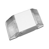 EML2-10-UNV-WH Compact Emergency Light, LED Lamp, 120 to 277 V AC, 2 Heads, ABS
