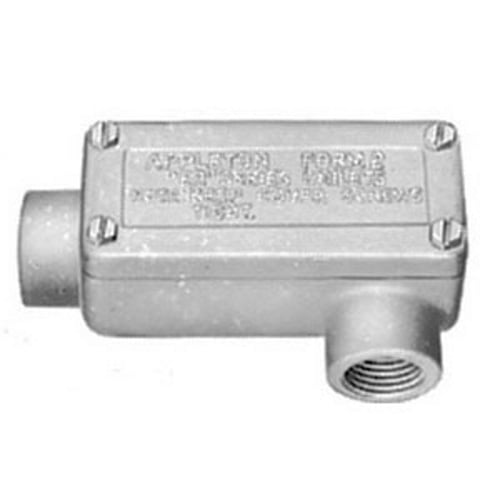 ERLL75 Unilets LL-Style Dust-Ignitionproof Explosionproof Conduit Outlet Box With Cover, 3/4 in, Triple Coated