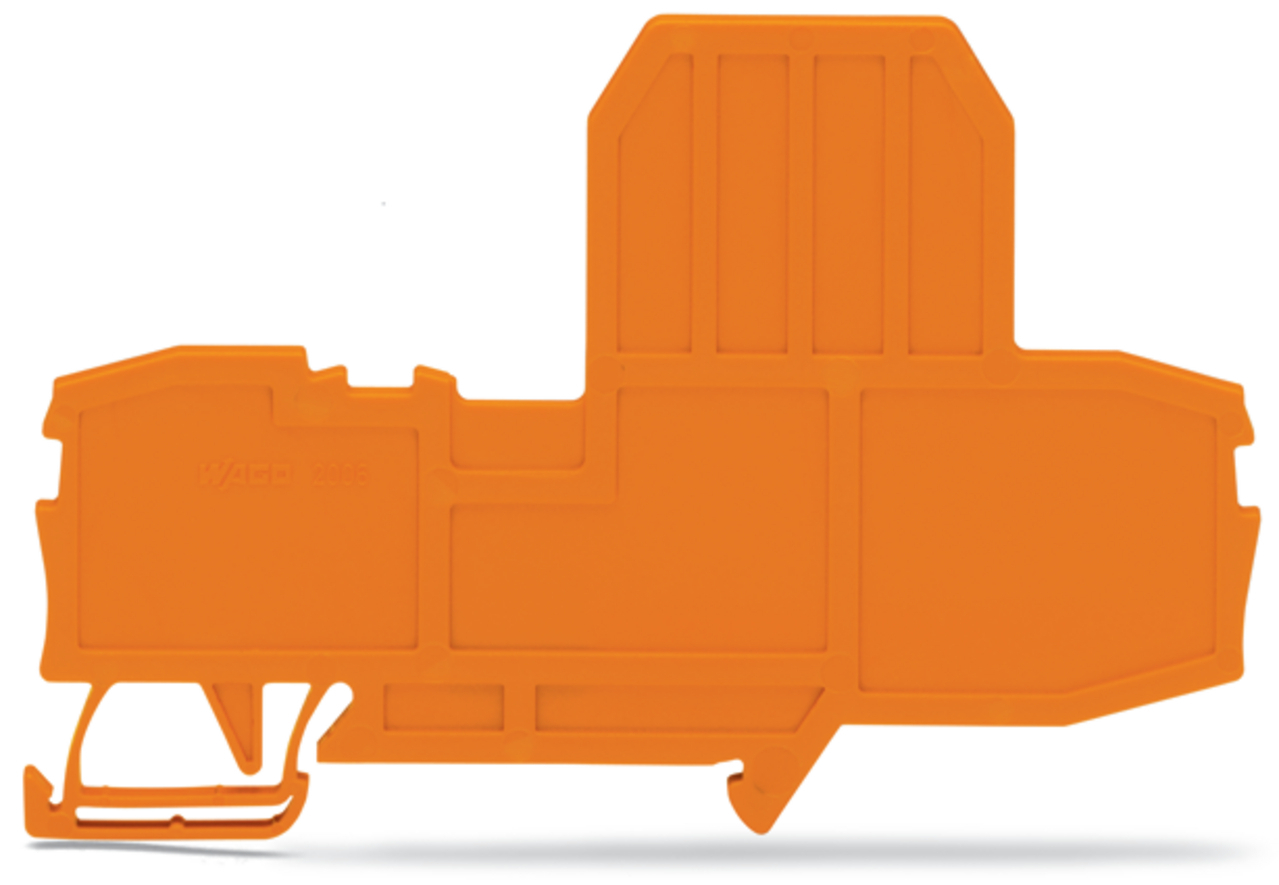 2006-991 2006 End Plate, For Use With 0.204 MJ Fire Load, Polyamide, Gray