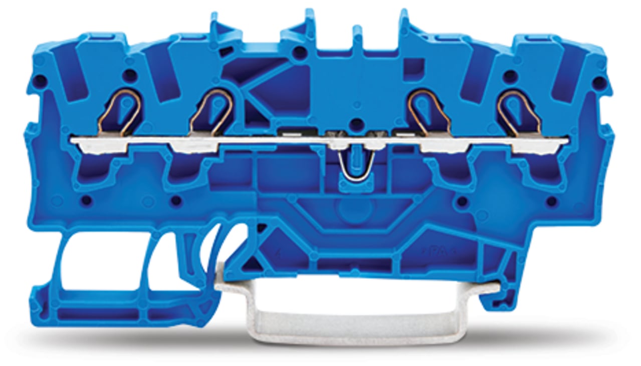 2001-1404 Operating Tool Conductor Terminal Block, 800 V, 18 A, 22 to 14 AWG Wire, 1 Poles, DIN Rail Mount