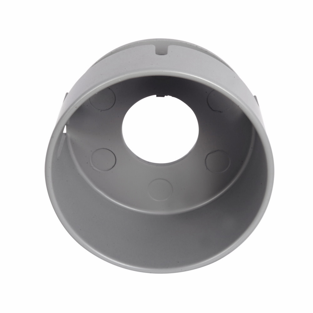 10250TA56 Heavy Duty Pushbutton Shroud, For Use With Jumbo Mushroom Head Operator, 30.5 mm, Gray