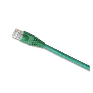5G460-3G GigaMax UTP Standard Patch Cord, Cat 5e, 24 AWG Stranded Copper Conductor, 8P Modular Non-Keyed Plug Connector, 3 ft L Cord, Green