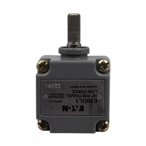 E50DL1 Limit Switch Head, Side Rotary, For Use With E50 Series Heavy Duty Plug-In Limit Switch, NEMA 1/3/3S/4/4X/6/6P/13 NEMA Rating