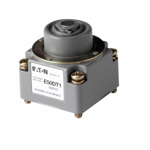E50DT1 Heavy Duty Plug-In Side Pushbutton Limit Switch Body, For Use With E50 Series Heavy Duty Plug-In Limit Switch, NEMA 1/3/3S/4/4X/6/6P/13/IP67 Enclosure