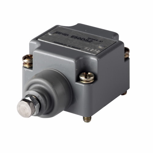 E50DS2 Spring Return Limit Switch Head, Side Pushbutton, For Use With E50 Series Heavy Duty Factory Sealed 6P+ Plug-In Limit Switch, NEMA 1/3/3S/4/4X/5/6/6P/12/13 NEMA Rating
