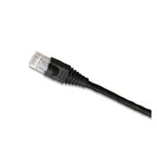 5G460-10E GigaMax UTP Molded Boot Standard Patch Cord, Cat 5e, 24 AWG Stranded Copper Conductor, 8P Modular Non-Keyed Plug Connector, 10 ft L Cord, Black