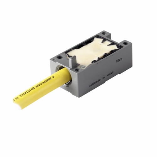 E50RAS 5-Terminal Limit Switch Receptacle, For Use With E50 Series Heavy Duty Plug-In Limit Switch, NEMA 1/3/3S/4/4X/6/6P/13/IP67 Enclosure, Die Cast Zinc