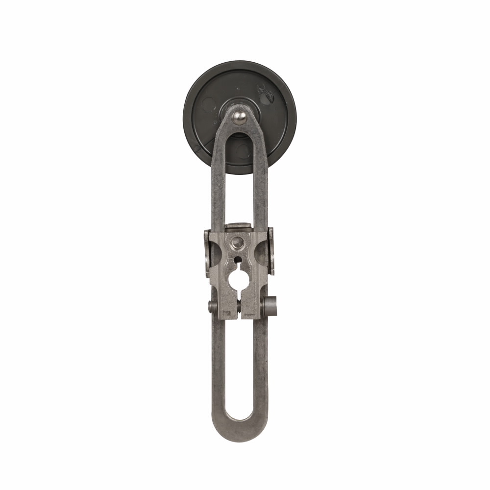 E50KL443 Adjustable Roller Heavy Duty Plug-In Limit Switch Operator, 1.63 to 3.75 in L, Nylatron Roller, Stainless Steel Arm
