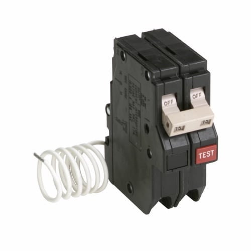 CH215GF Miniature Circuit Breaker, 15 Amp, 2 Pole, 120/240V