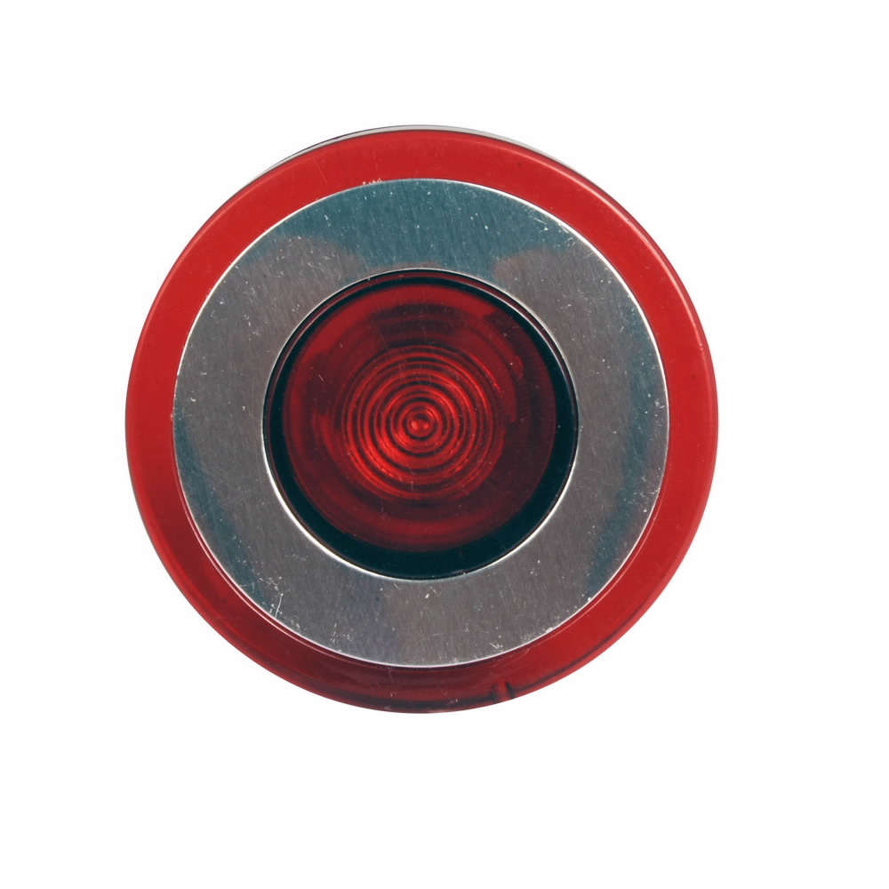 10250TC47 Blank Heavy Duty Oiltight/Watertight Operator Lens, 40 mm, NEMA 1/2/3/3R/4/4X/12/13/IP65 NEMA Rating, Round Shape, Plastic