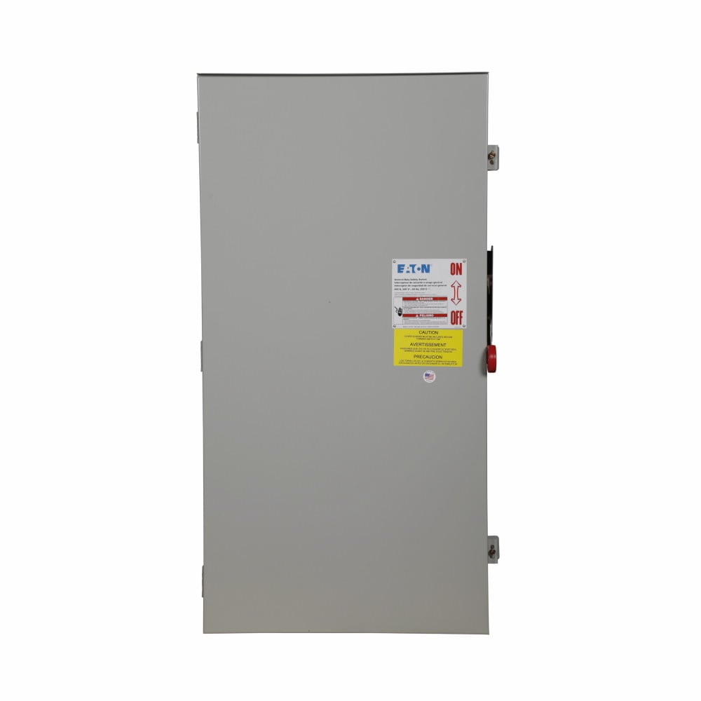 DG325FRK K Series Cartridge Fusible General Duty Safety Switch, 240 V AC, 400 A, 50 hp, 125 hp, 3PST Contact, 3 Poles
